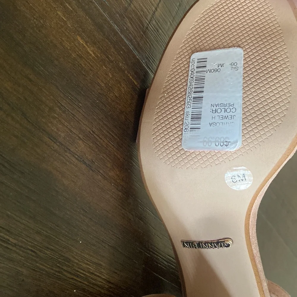 Gianni Bini stappy jeweled heel sandals size 6 - Picture 4 of 13